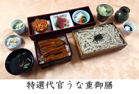特選代官うな重御膳(夏バージョン)